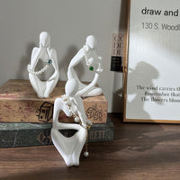Plaster Mannequin Jewelry Display Stand Abstract Human Bust Necklace Bracelet Holder Ornament for Photography Props