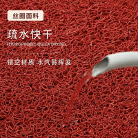 Outdoor Entrance Mat PVC Coil Door Mat Non-Slip Dustproof Welcome Floor Mat for Home Entryway