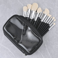 14-Piece Professional Makeup Brush Set with Storage Bag
