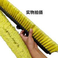 Soft Bristle Flow-Through Wash Brush for Buses, Trains, and Large Vehicles