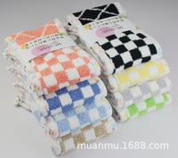 Japanese Muanmur Soft Checkerboard Toilet Seat Cover O/U/Square Universal Thickened Warm