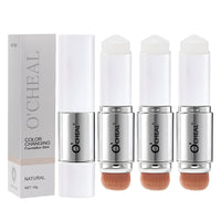 OCHEAL Color Changing Double-Ended Foundation Stick & Concealer for Nose Shadow, Contouring, and Brightening