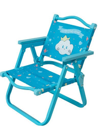 Kids' Foldable Armrest Chair with Umbrella, Cartoon Animal Design, Non-Slip, Eco-Friendly