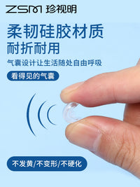 Zhenzhuiming Glasses Nose Pads, Anti-Pressure Comfortable Air Non-Slip Silicone Eyeglass Nose Pad Accessories