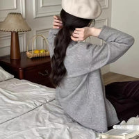 Women's 2-Piece Knit Cardigan and Camisole Set, Soft Autumn/Winter Sweater Outfit