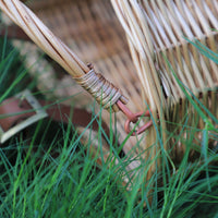 Handwoven Wicker Bicycle Basket for Front Handlebar - Storage for Toys, Snacks, and Essentials
