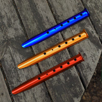 31cm Aluminum Alloy U-shaped Tent Stakes for Outdoor Canopy and Beach Shelters