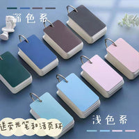 Blank Word Cards with Loose-Leaf Ring for English Vocabulary Learning