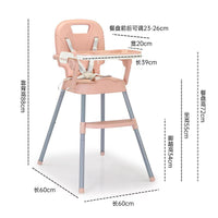 Portable Folding Baby High Chair with Cushion
