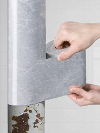 PVC Pipe Cover for Drain Pipes, Waterproof and Moisture-proof Wall Sticker for Kitchen and Bathroom