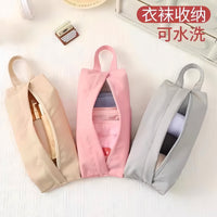 Travel Underwear Organizer Bag Waterproof Portable Storage Pouch for Lingerie Socks