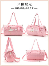 Kids Dance Bag for Latin, Chinese Dance, Ballet - Girls' Practice Wear Storage, Shoulder & Crossbody Bag