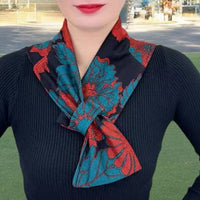 Fashionable Velvet Neck Warmer Scarf with Pocket - Windproof & Cold Protection