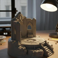 3D Printed Ancient Ruins Temple Aquarium Ornament