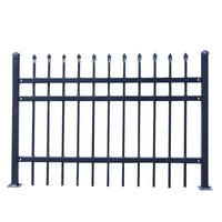 Wrought Iron Fence Panel for Villas, Schools, and Outdoor Security