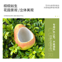 Pear Shaped Hanging Bird Feeder for Outdoor Garden Decor