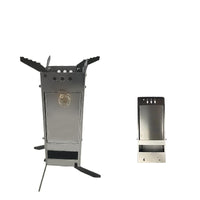 Portable Rocket Stove for Outdoor Camping and Picnics - Wood Burning Cooker for Boiling Water and Frying