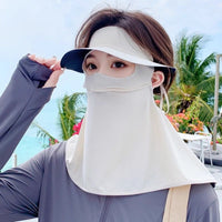 UV Protection Full Face Mask with Brim for Cycling and Outdoor Activities