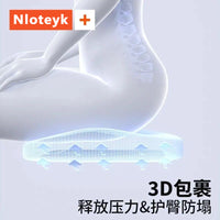 Memory Foam Seat Cushion and Lumbar Support Pillow for Office Chair Car Driver