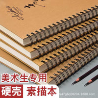 Sketchbook for Artists, A4 Thick Hardcover Blank Drawing Pad for Markers and Watercolors