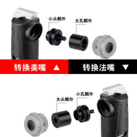 Bicycle Pump and Puncture Repair Kit, Glueless Bike Tire Repair Tool Set