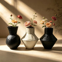 Jingdezhen Wabi-Sabi Ceramic Vase for Home Decor