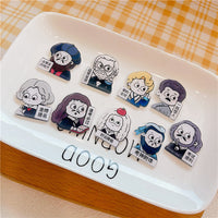 Creative Scholar Enamel Pin Set - Einstein, Lu Xun, Shakespeare Brooches for Students
