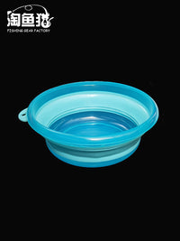 Foldable Silicone Fishing Bait Bowl Mixing Basin for Outdoor Angling Tackle