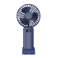 Portable USB Rechargeable Handheld Mini Fan with Desk Stand and Clip