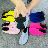 Non-Slip Indoor Floor Socks for Adults & Kids - Soft Sole Yoga & Dance Socks