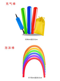 Rainbow Parachute for Early Childhood Education and Sensory Training