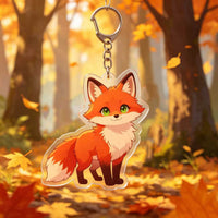 Cute Cartoon Double-Sided Printed Keychain for Backpacks and Car Decor, Sweet Gift for Friends