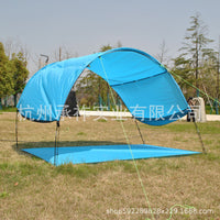 Beach Camping Tent with Integrated Ground Sheet, Outdoor Fishing Sun Shelter for 5-8 People
