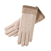 Women's Winter Cashmere Lined Thermal Gloves for Driving and Outdoor Activities