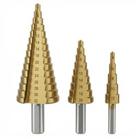Multi-functional Step Drill Bit Set for Metal, Wood, and Chamfering