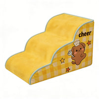 Pet Stairs for Small Dogs and Cats - Washable Ramp for Sofa and Bed Access