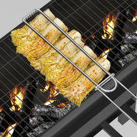 Stainless Steel BBQ Tongs for Grilling Vegetables, Long Handle, Heavy Duty