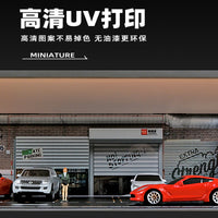 1/64 Scale Multi-Layer Acrylic Parking Garage Model Display Case for Toy Cars