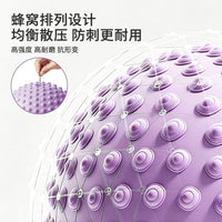 Textured Massage Yoga Ball for Core Strength, Pilates, and Pelvic Floor Training
