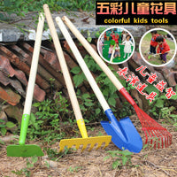 Kids' Beach Garden Tool Set - Rake, Shovel, Hoe for Sand and Soil Play