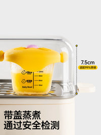 Baby Food Storage Glass Container Steaming Egg Custard Bowl Fresh-keeping Tool Cup Mold Infant Dedicated Complementary Food Bowl