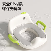 Toddler Toilet Training Seat with Ladder and Soft Cushion for Boys and Girls