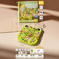 Desktop Board Game Puzzle Untangle Challenge Astronaut Balance Tree Parent-Child Interactive Toy