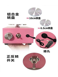 Mini Pottery Wheel Kit for Kids, Educational Finger Ceramic Machine for Clay Art Craft