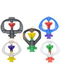 Rotating Multi-Flow Atomizing Sprinkler Head for Garden Irrigation and Agricultural Spraying
