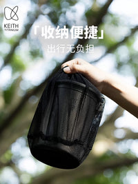 KEITH Titanium Lightweight Portable Pressure Cooker for Outdoor Camping and Travel