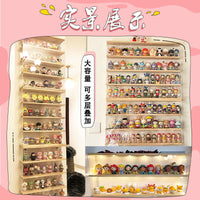 1:64 Diecast Car Display Case with Wall Mount Option for Hot Wheels and Pocket Cars