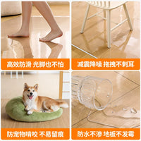 Clear PVC Floor Mat for Entryway & Office Chairs - Waterproof, Non-Slip, Easy Clean Protection