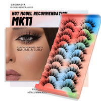 3D Eyelashes Natural Look False Eyelashes for E-Girl Makeup