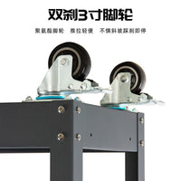 Rolling Mechanic Tool Cart with Storage Drawers and Wheels, Heavy-Duty Multi-Layer Tool Cabinet for Garage and Workshop